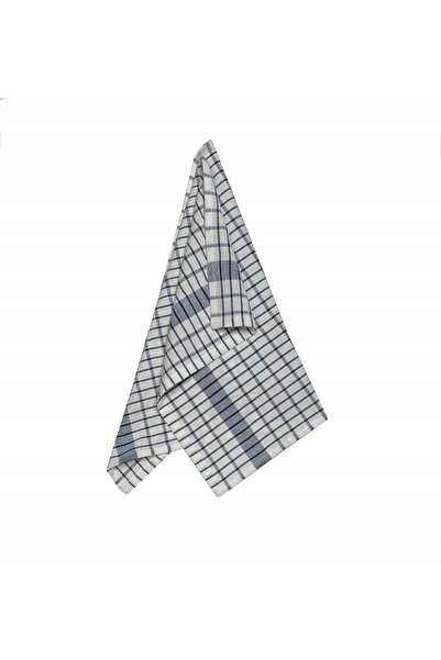 Koney Kitchen Towel, KONEY, Classic Check, Absorbent Cotton, 40x60cm, White/Navy