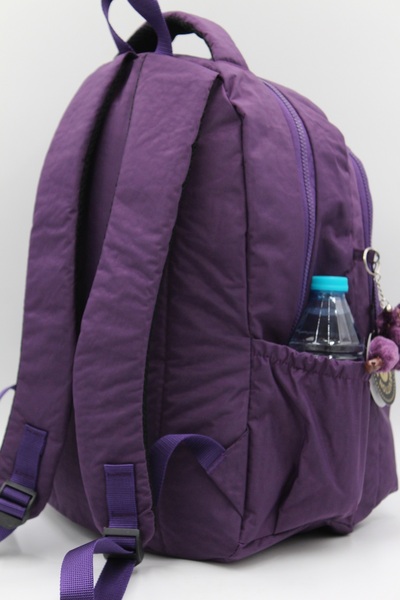 Bevitton Purple Unisex School Backpack Waterproof Fabric Middle School High School University School Bag 2200