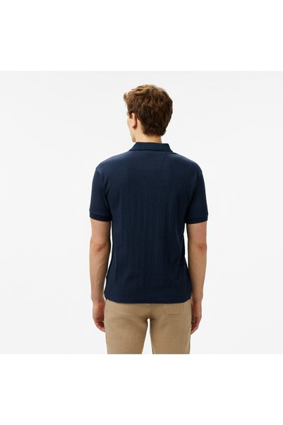 Nautica Erkek Lacivert Classic Fit Polo Yaka T-Shirt