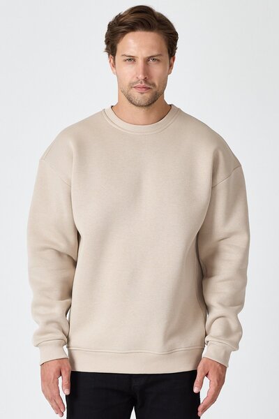 SEDİRLİ Unisex Unprinted Adult Sweatshirt Hooded 3 Thread Raster