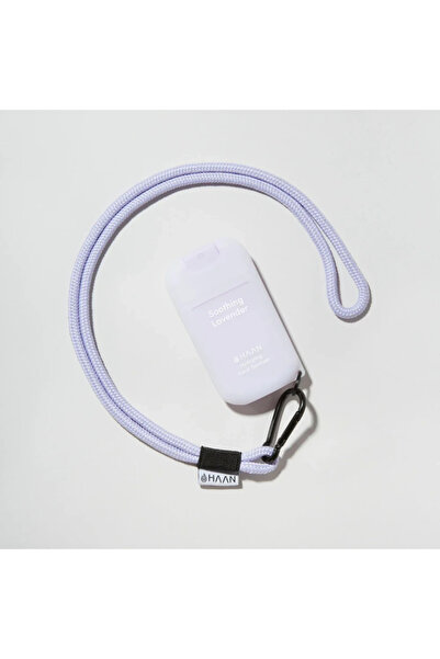 Haan Θήκη με κορδόνι για αντισηπτικό χεριών, λιλά, HAAN, 1 τεμάχιο