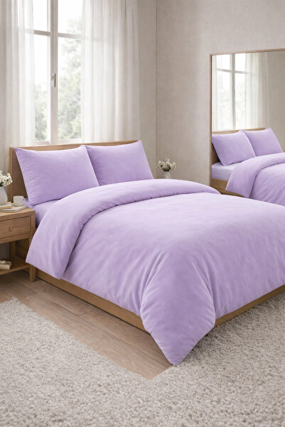 MUK's Σετ Παπλωματοθήκη Διπλό 4 τεμαχίων με Ελαστικό Σεντόνι, Σετ Άνεσης Μαλα...