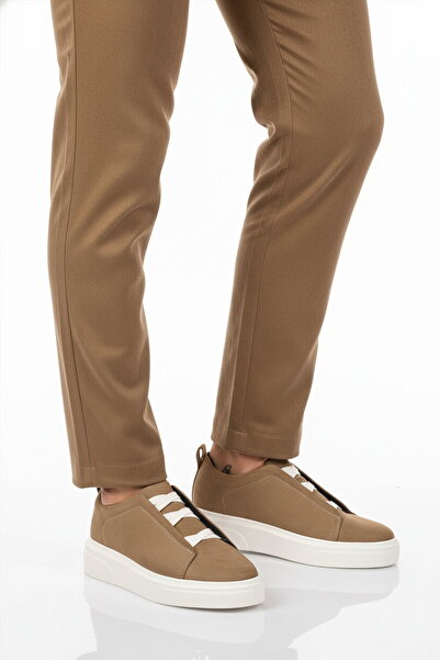 AYAKMOD Ανδρικά παπούτσια casual από βιζόν σουέντ 595 M