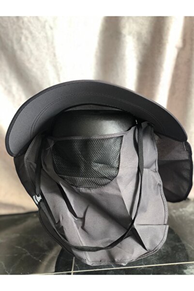 MEESÇanta 360 Derece Korumalı Outdoor Güneş Şapkası - Yüz Maskeli ve Ense Pel...
