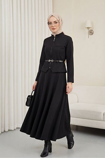 Modamorfo Διαγώνιο σετ με φερμουάρ μπροστά, λεπτομέρεια τσέπης και φούστα με ...