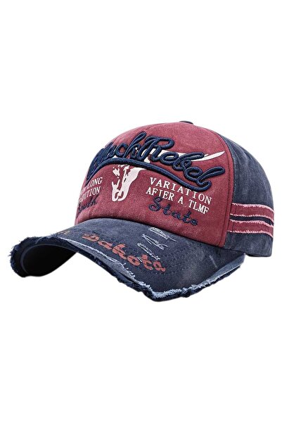 Uniquetrenders Unisex Vintage Black Rebel Embroidered Adjustable Baseball Cap...