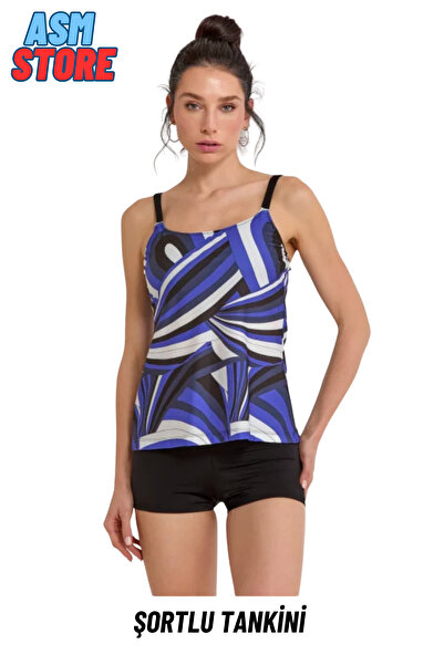 KARAKAŞ Kadın Şortlu Tankini / 0063-3011