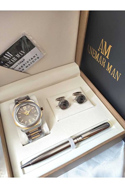 everd طقم أناقة الرجل الذهبي (Golden Gentleman Set) استيل مقاوم للماء والصداء...