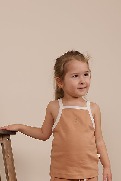 Oh La La Koala For Little Ones بلوزة بناتي مطرزة بتصميم حمالة على شكل قهوة با...
