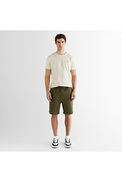 Gant Erkek Yeşil Regular Fit Logolu Şort