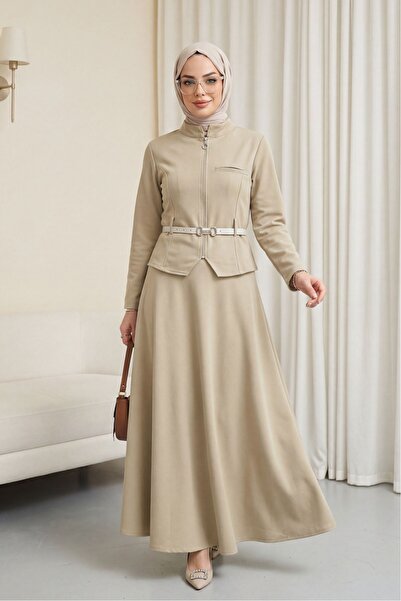 Modamorfo Σετ με διαγώνια φόρμα με φερμουάρ μπροστά, λεπτομέρεια τσέπης και φ...