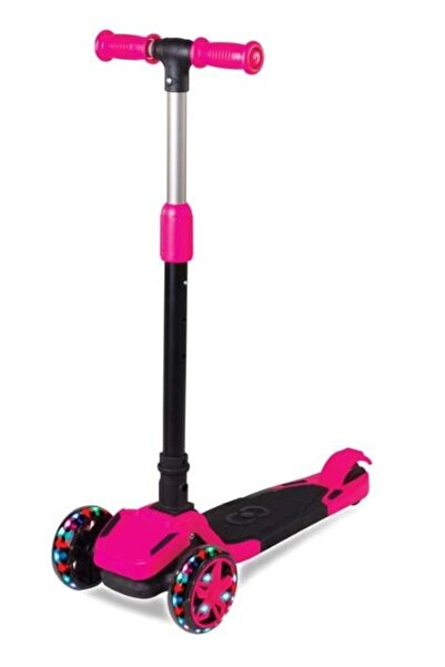 Furkan Toys CW Işıklı Katlanır Scooter Pembe FR59342