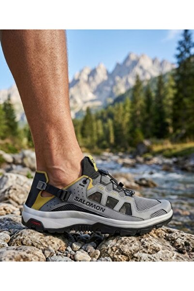 Salomon Techamphibian 5 Ανδρικά Σανδάλια Εξωτερικού Χώρου L49227700 Γκρι