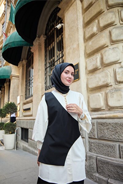 Silk Home SİLKHOME Monogram Pamuk Eşarp- Siyah