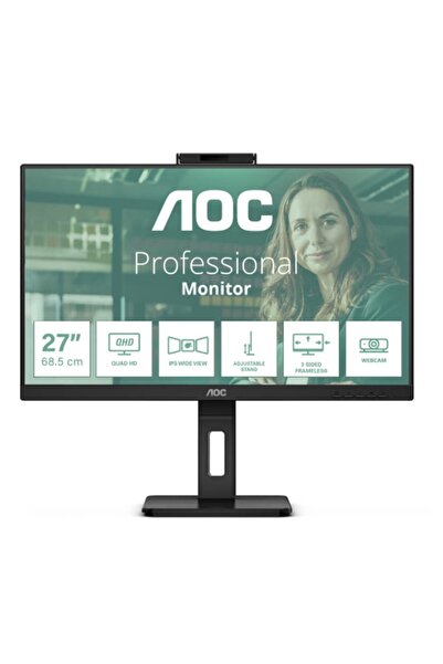 Aoc Monitor IPS LED AOC 27" Q27P3QW, QHD (2560 x 1440), HDMI, DisplayPort, AM...