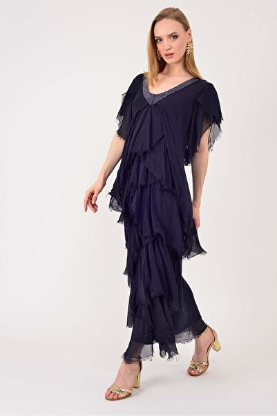 Park Moda 65714 ΦΟΡΕΜΑ ΜΕΤΑΞΩΤΟ ΠΑΝΤΑ ΛΕΠΤΟΜΕΡΗ ΠΑΝΤΑ ΛΕΠΤΟΜΕΡΗ ΦΟΡΕΜΑ