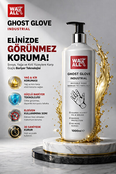 WAXALL Ghost Glove Hayalet Eldiven El Bariyeri Koruyucu El Jeli