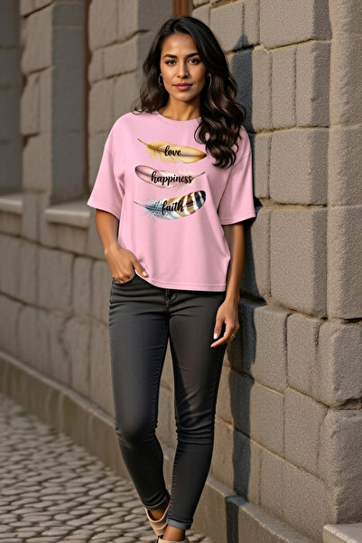 MODEX STYLE Premium 100% Cotton Oversize Women's T-Shirt - Custom Graphic Des...