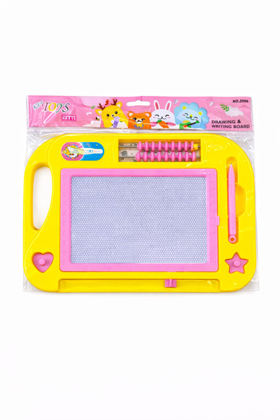 Prlk toys 30 cm Büyük Boy Silinebilir Yazı Tahtası Abaküslü – Eğitici Çizim v...