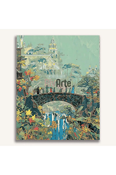 RivArte Sayılarla Boyama Seti Yüzük Kardeşliği 40x50cm