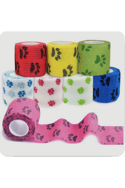 mywarehouse Yapışkanlı Kedi Köpek Pati Bandajı Ayak Koruyucu 4.5 m