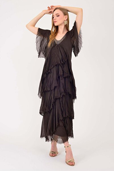 Park Moda 65714 ΦΟΡΕΜΑ ΜΕΤΑΞΩΤΟ ΠΑΝΤΑ ΛΕΠΤΟΜΕΡΗ ΠΑΝΤΑ ΛΕΠΤΟΜΕΡΗ ΦΟΡΕΜΑ