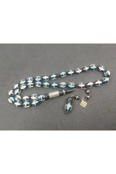 İskeçe Tesbih Τεχνούργημα του Μάστη Χαλίλ Χιλμί, Ασημένιο Κουκά με Μεντελένια...