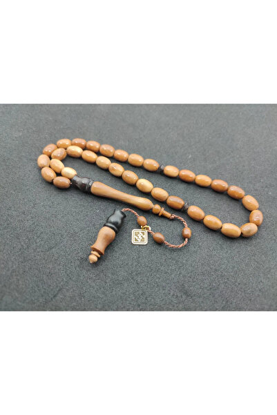 İskeçe Tesbih M.Uysal Usta Eseri Συνδυασμός Έβενου με Πιστοποίηση Φυσικού Κου...