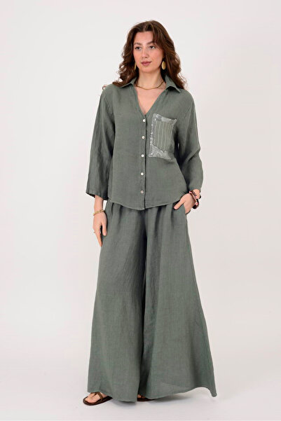 Park Moda 82578 ΠΟΥΚΑΜΙΣΟ ΜΕ ΛΕΠΤΟΜΕΡΕΙΑ ΠΙΓΚΕΛΕΤΑΣ ΣΤΗΝ ΠΛΑΤΗ, ΛΕΠΤΟΜΕΡΕΙΑ Τ...