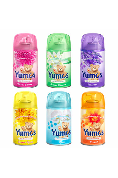 Yumoş Set 6 odorizante de cameră tip spray Yumos®, 6x260 ml