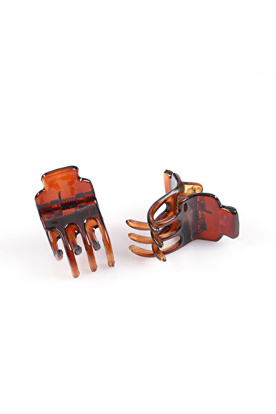 meli melo Set 2 mini clesti maro pentru par cu design clasic