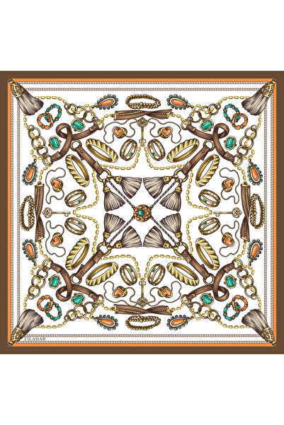 Filadar % 100 İpek Fular (55x55cm)