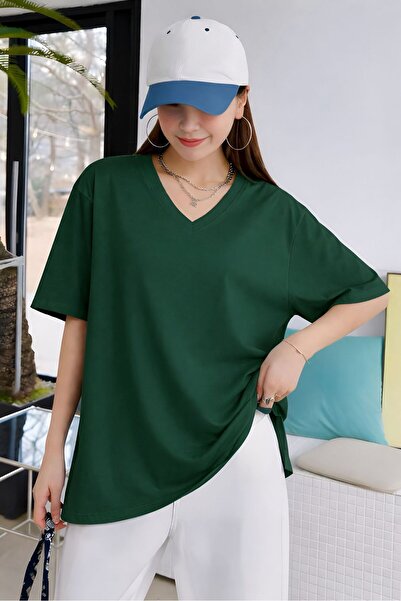 BENROMA TRICOU OVERSIZE CU GULER ÎN V 2VQ2