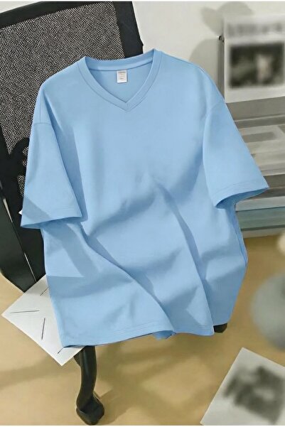 BENROMA V-Neck Oversized T-Shirt 3Vq6