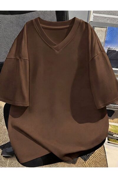 BENROMA Μπλουζάκι με λαιμόκοψη V σε μεγάλο μέγεθος 2VQ5