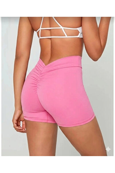 MAROVOAY Mini-Leggings with Gathered Back