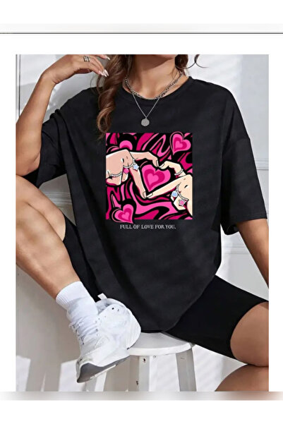 TİMİSİVA Μπλουζάκι Unisex oversized με τύπωμα με κοντό μανίκι και λαιμόκοψη, ...