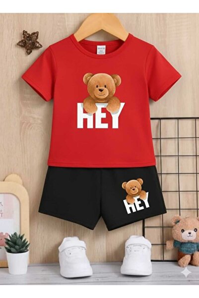 DOCE ELEGANTE SET DE VARĂ PENTRU COPII CU IMPRIMEU HEYY