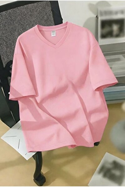 BENROMA V-Neck Oversized T-Shirt 3Vq6