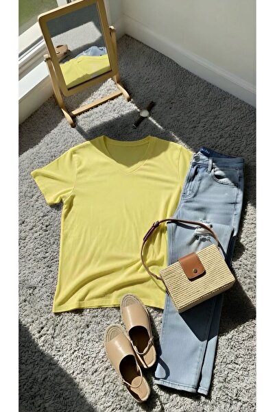 BENROMA V-Neck Oversized T-Shirt 3Vq5