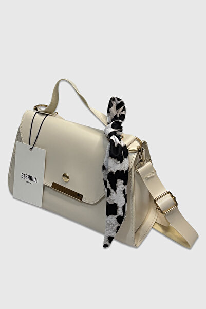 Beshora Lotus Beige Matte Mini Size Faux Leather Covered Shoulder & Hand Bag ...