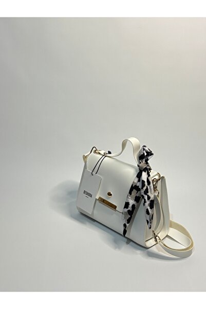 Beshora Lotus White Matte Mini Size Faux Leather Covered Shoulder & Hand Bag ...