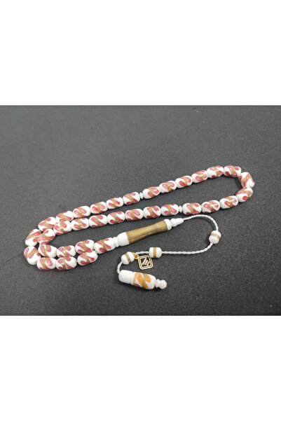 İskeçe Tesbih Ασημένιο σπειροειδές κόκαλο καμήλας με σχέδια του Κεμίλ Ο Μάστε...