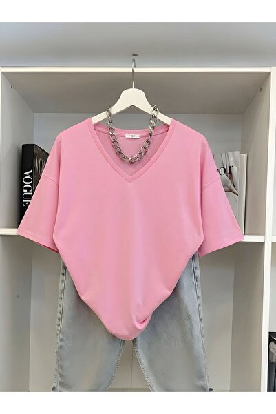 BENROMA Μπλουζάκι με λαιμόκοψη V σε μεγάλο μέγεθος 2VQ4