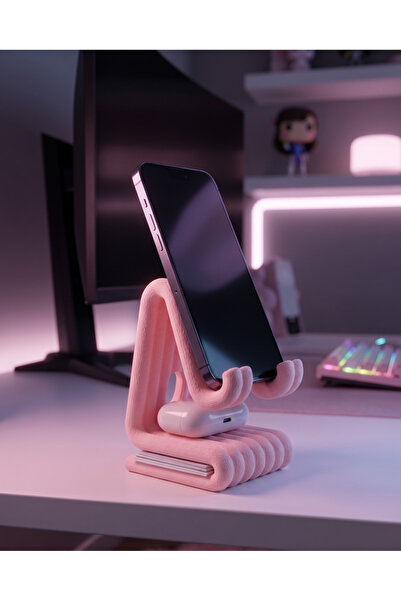 Elana Design Masaüstü Kaymaz Taban Telefon ve Tablet Standı - Kulaklık ve Not...