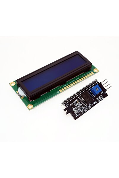 OEM LCD Display 1602 albastru + adaptor i2c