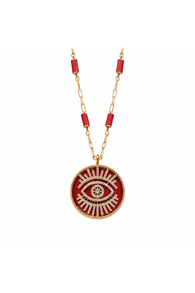 neslyaccessories قلادة مدلاة كبيرة