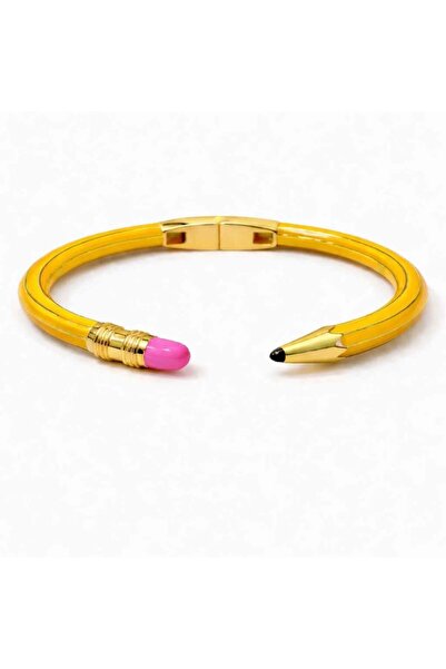 neslyaccessories سوار نيسلي بencil شيك ملون على شكل قلم من الفولاذ