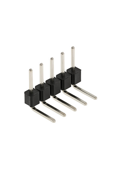 OEM Horizontal pin header 1x5 2.54mm - 5 pins THT