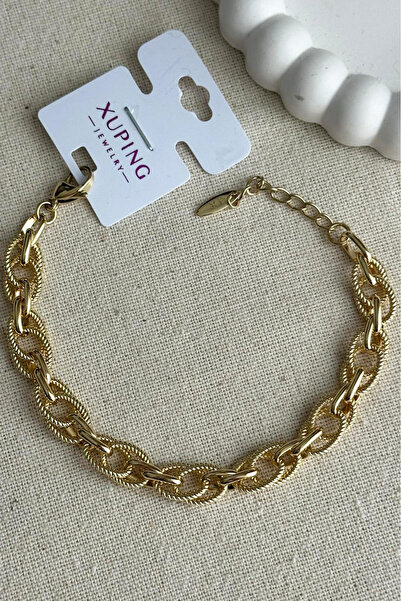 Modacaprea Xuping 14K Halka Kadın Bileklik – 19+2 cm | Kararmaz Kadın Takı